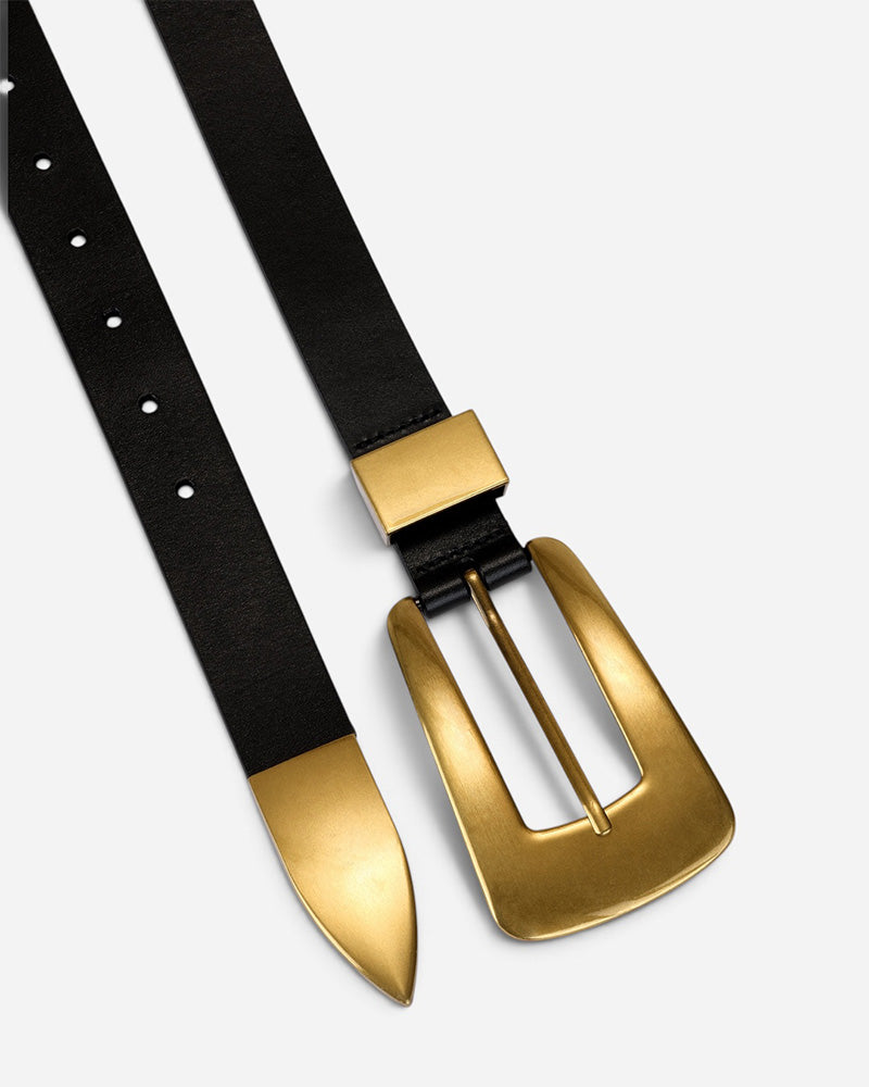 Logan Belt / Black & Gold