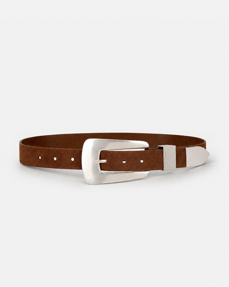 Logan Belt / Mustang Hair Calf