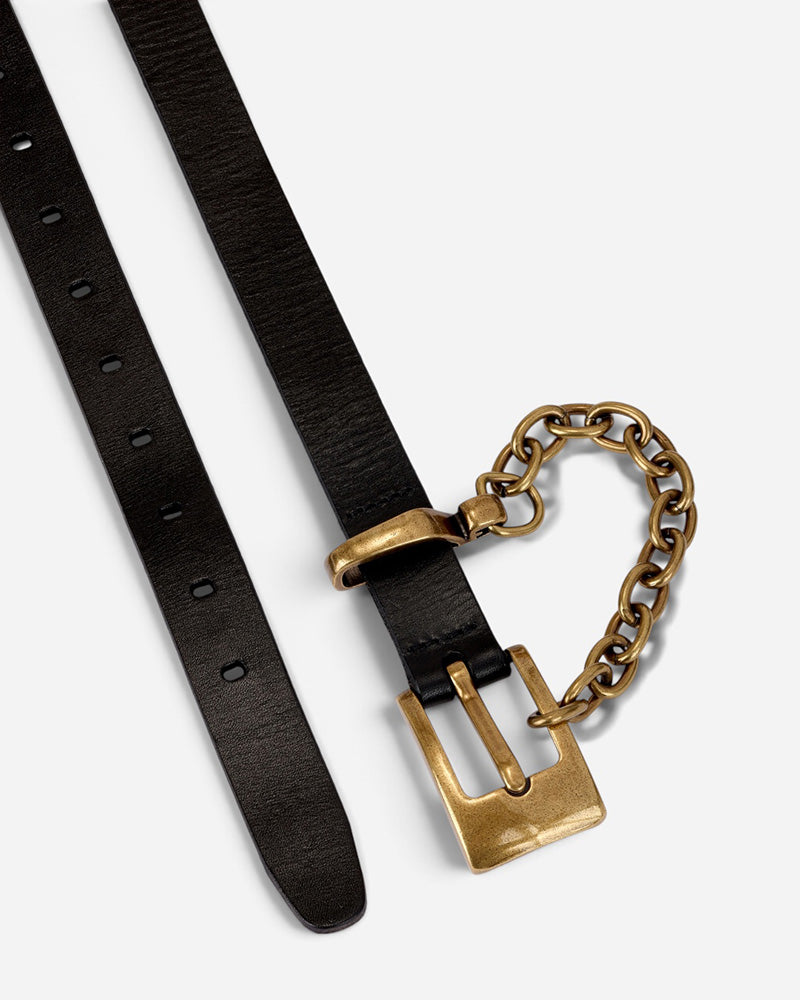 Ledger Belt /  Black & Gold