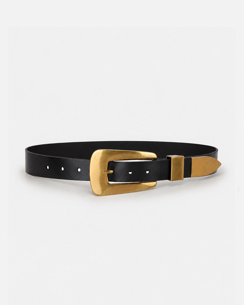 Logan Belt / Black & Gold