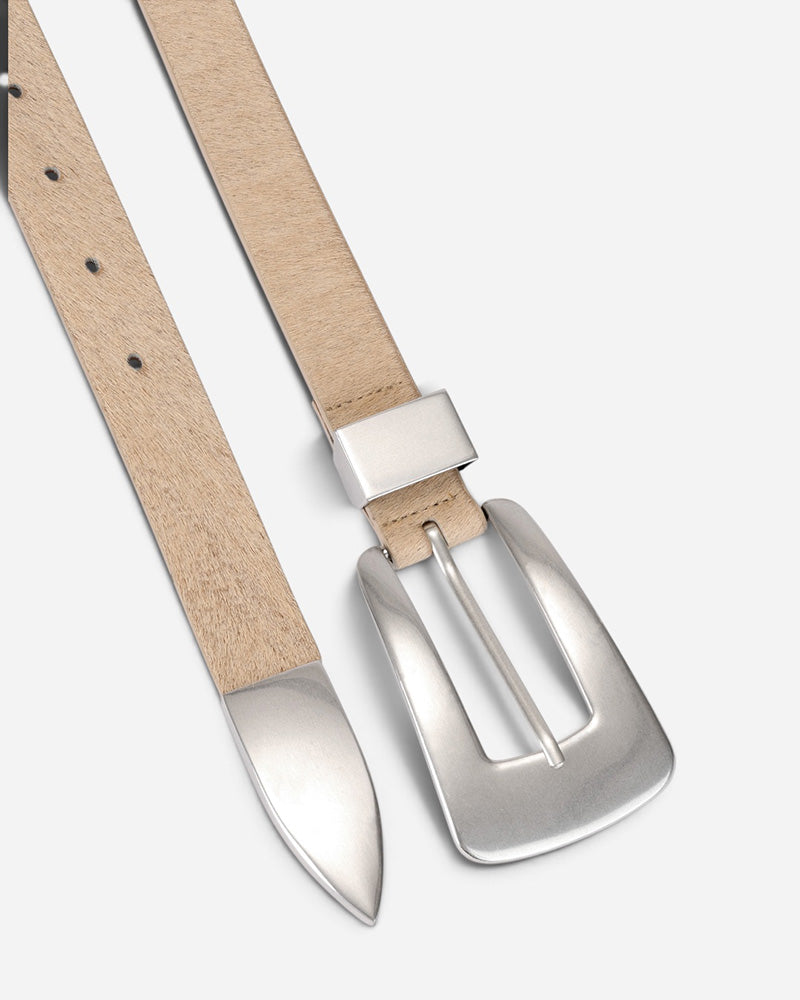 Logan Belt / Wheat Hair Calf
