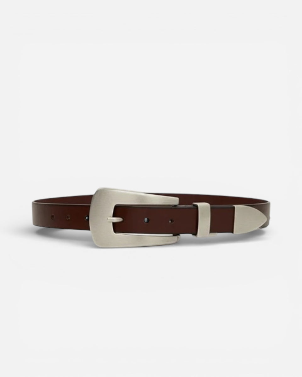 Vintage by Linea Pelle Size Large‎ Brown Leather Multi Strap Handmade Belt Linea Pelle Wide Braided Waist Belt Cognac – Saratoga  main image 4