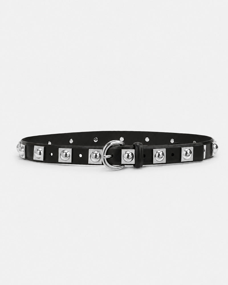 Reign Belt / Black & Silver